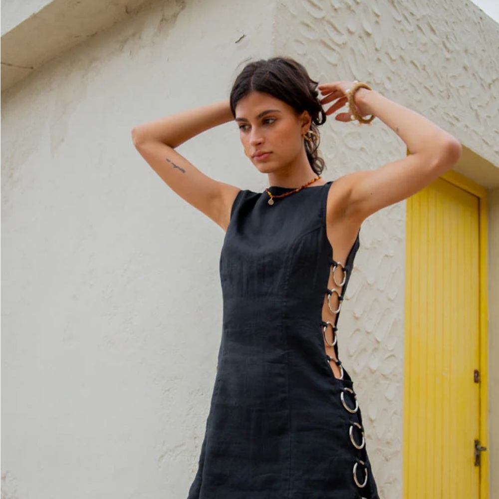 Vrg Grl Discoteca Mini Dress Black